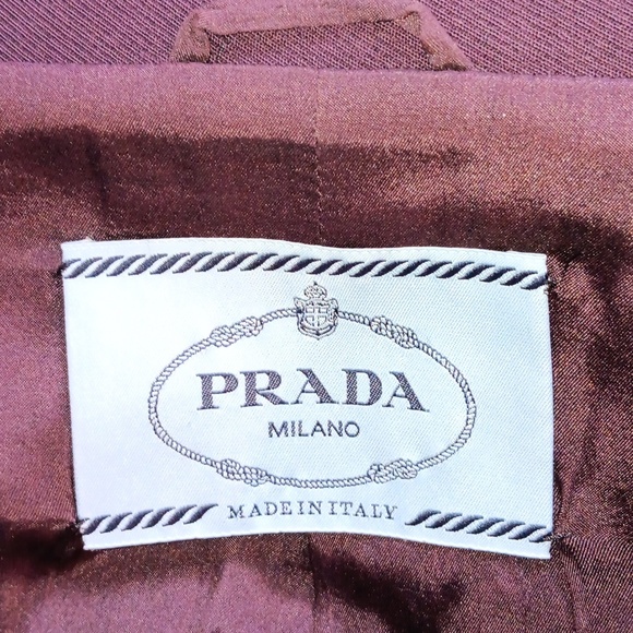 Prada virgin wool eggplant blazer - Picture 6 of 9